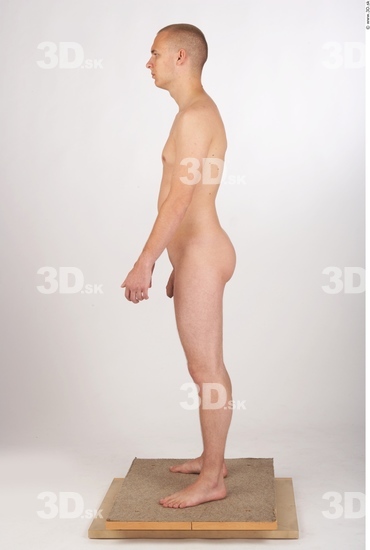 Whole Body Man Animation references Nude Average Studio photo references