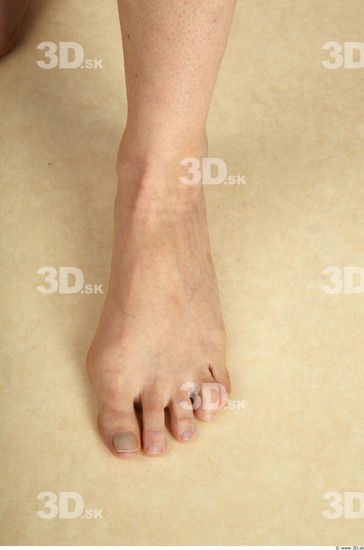 Foot Whole Body Woman Nude Average Studio photo references