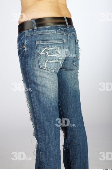 Thigh Whole Body Woman Casual Jeans Average Studio photo references