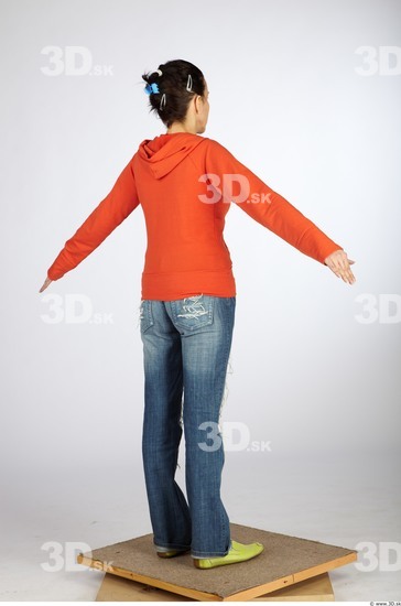 Whole Body Woman Animation references Casual Average Studio photo references