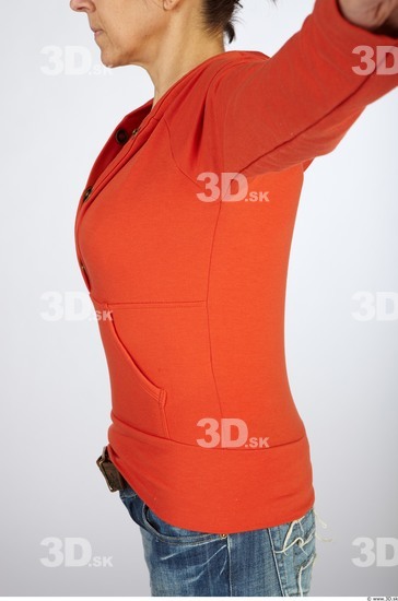 Upper Body Whole Body Woman Casual Sweatshirt Average Studio photo references