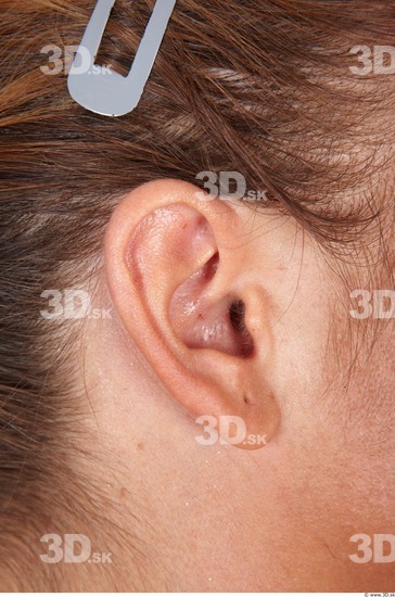 Ear Whole Body Woman Nude Muscular Studio photo references