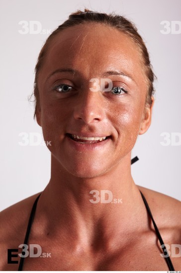 Head Phonemes Woman White Muscular