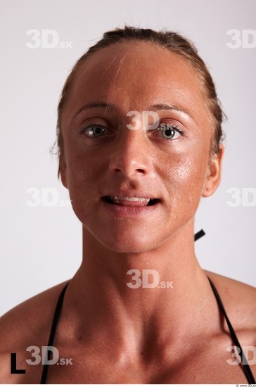 Head Phonemes Woman White Muscular