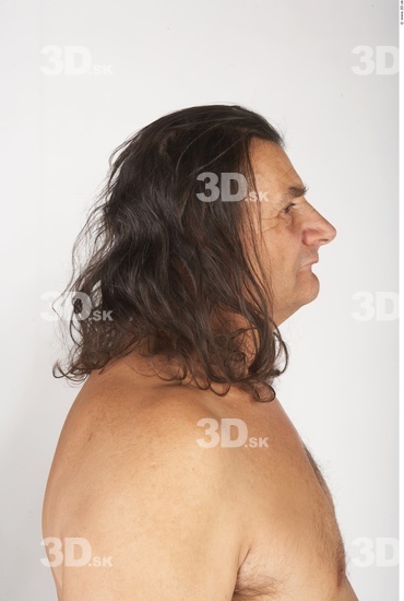 Whole Body Man White Nude Overweight Male Studio Poses