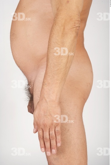 Whole Body Man White Nude Overweight Male Studio Poses