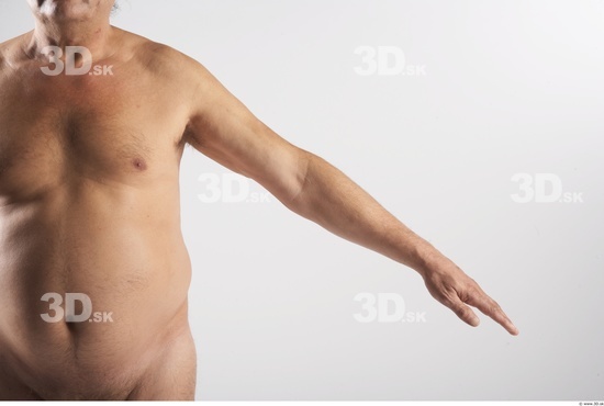 Whole Body Man Animation references White Nude Overweight Male Studio Poses