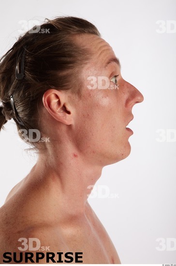 Head Emotions Man Nude Muscular Studio photo references