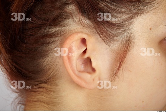 Ear Whole Body Woman Animation references Nude Average Studio photo references