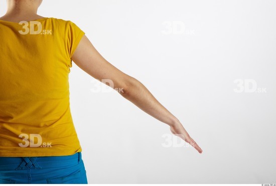 Arm Woman Animation references White Casual T shirt Average