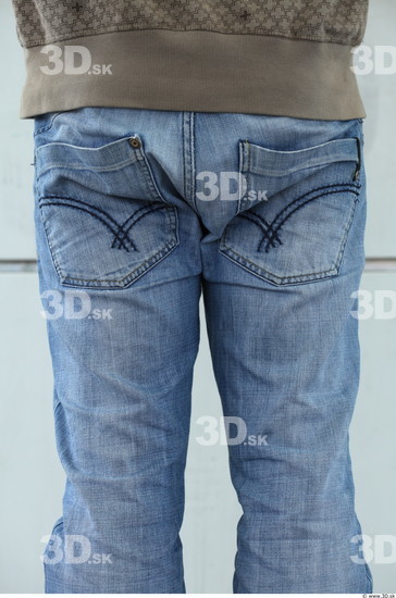 Thigh Man Casual Jeans Average Street photo references