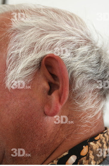 Ear Man White Overweight