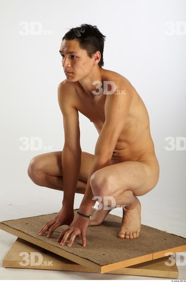 Whole Body Man Asian Nude Average Studio photo references