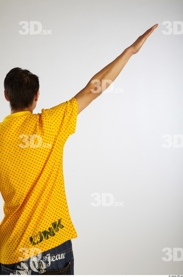 Arm Man Animation references Asian Casual Shirt T shirt Average Studio photo references