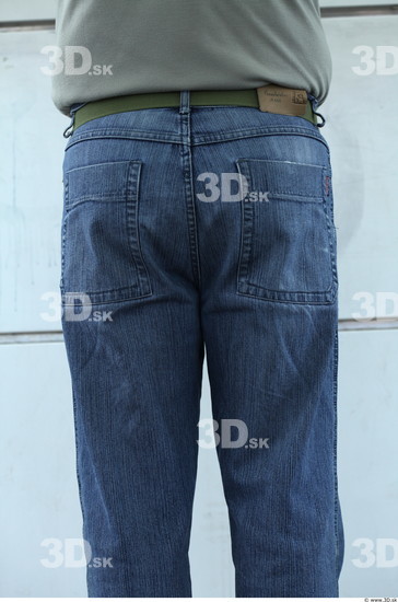 Thigh Man Casual Jeans Overweight Street photo references