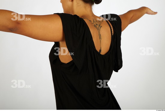 Upper Body Whole Body Woman Nude Casual Singlet Chubby Studio photo references