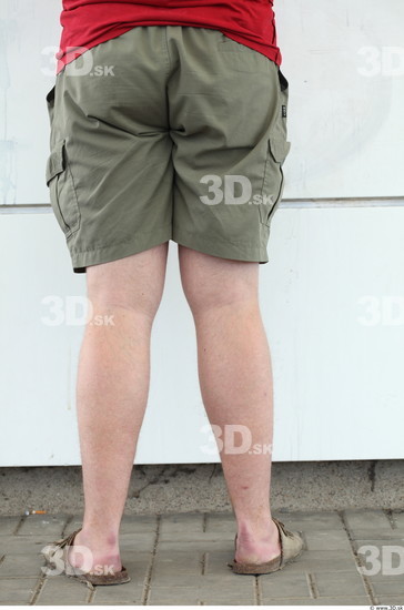 Leg Man Casual Shorts Average Overweight Street photo references