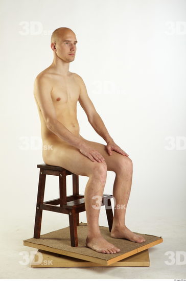 Whole Body Man Artistic poses White Nude Slim