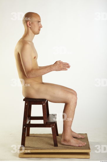 Whole Body Man Artistic poses White Nude Slim