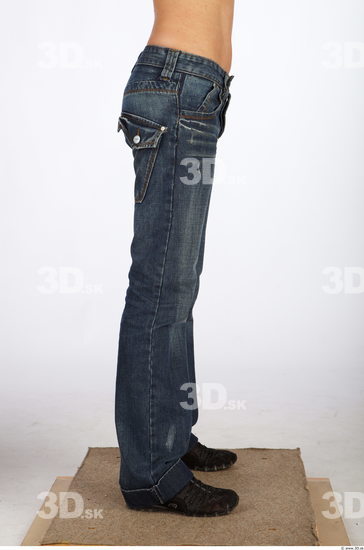 Leg Woman Animation references Casual Jeans Average Studio photo references