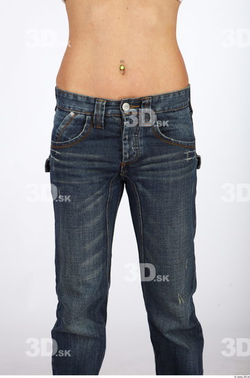 Thigh Woman Animation references Casual Jeans Average Studio photo references