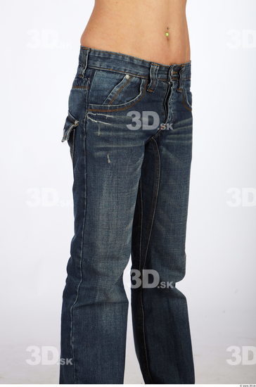 Thigh Woman Animation references Casual Jeans Average Studio photo references