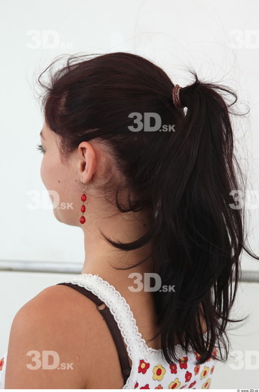 Hair Woman White Slim