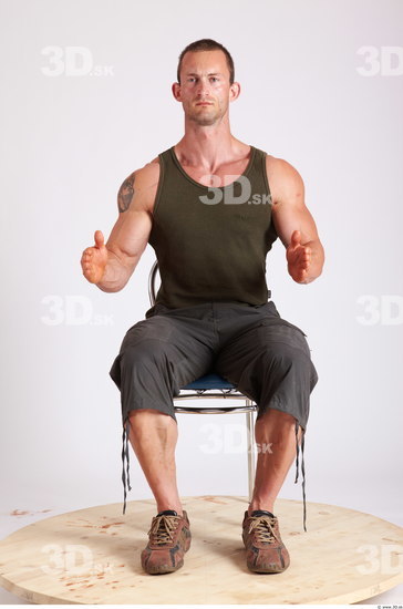 Whole Body Man Artistic poses White Casual Muscular