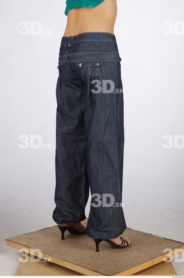 Leg Woman Casual Jeans Average Studio photo references