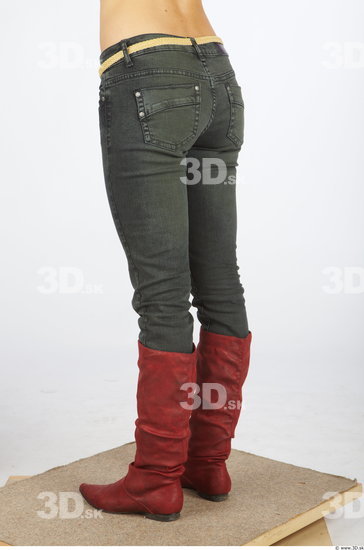 Leg Woman Animation references Casual Jeans Slim Studio photo references