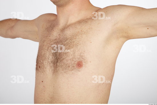 Chest Man Nude Average Studio photo references