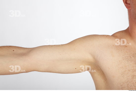 Arm Man Nude Average Studio photo references