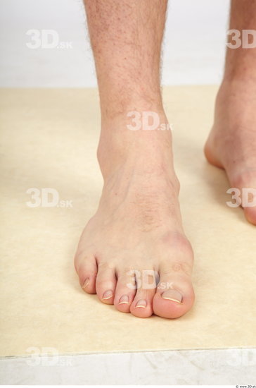 Foot Man Nude Average Studio photo references