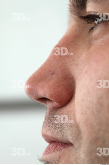 Nose Man White Average Street photo references