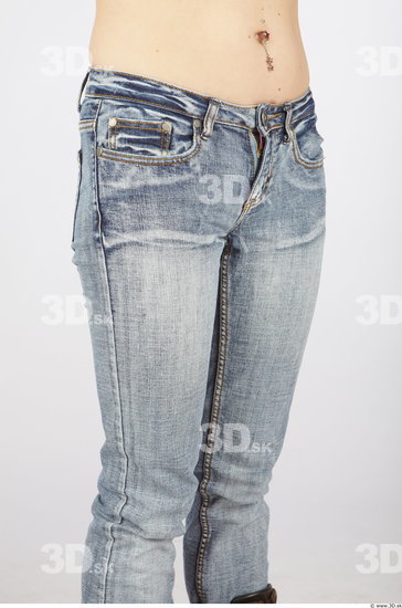 Thigh Woman Animation references Casual Jeans Average Studio photo references