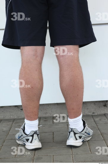 Leg Man Casual Shorts Average Overweight Street photo references