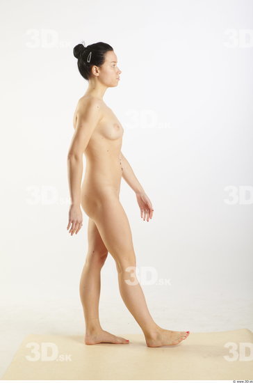 Whole Body Woman Hand pose White Nude Average