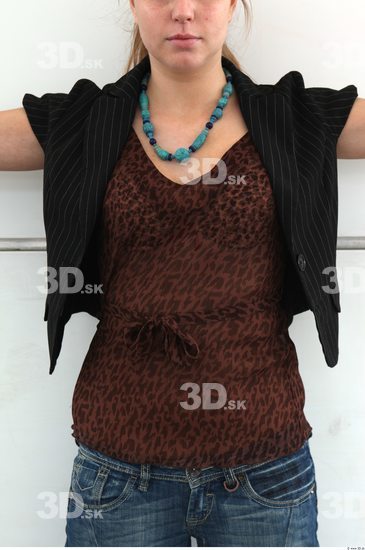 Upper Body Woman Casual Vest Average Street photo references