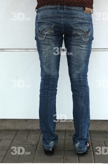 Leg Woman Casual Jeans Average Street photo references