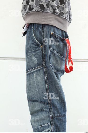 Thigh Man Casual Jeans Average Street photo references