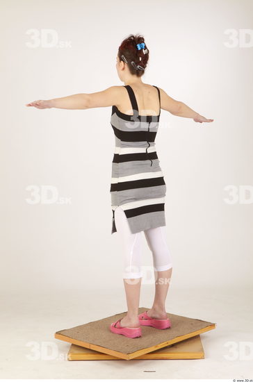 Whole Body Woman Animation references T poses Casual Slim Studio photo references