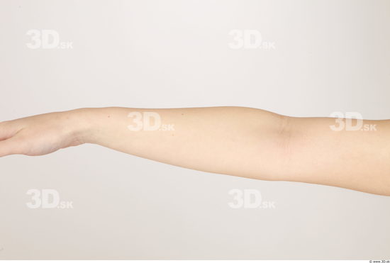 Forearm Woman Animation references Nude Slim Studio photo references