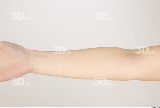 Forearm Woman Animation references Nude Slim Studio photo references