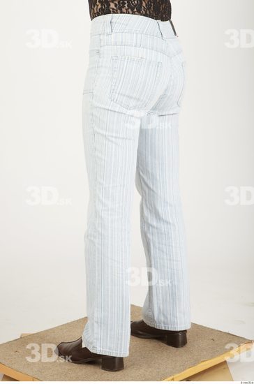 Leg Woman Casual Trousers Average Studio photo references