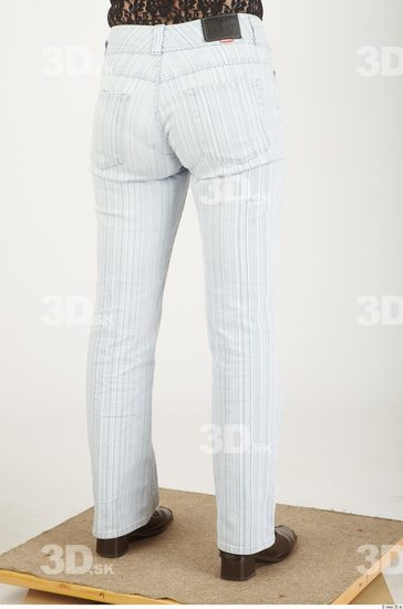 Leg Woman Casual Trousers Average Studio photo references