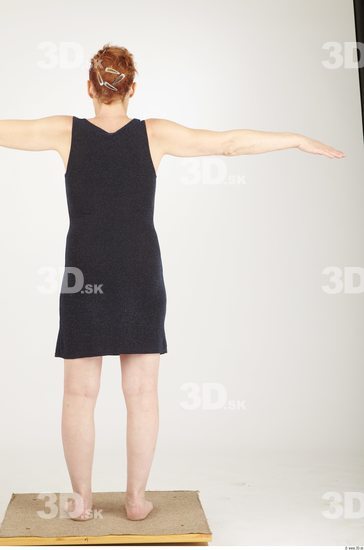 Whole Body Woman T poses Casual Dress Average Studio photo references