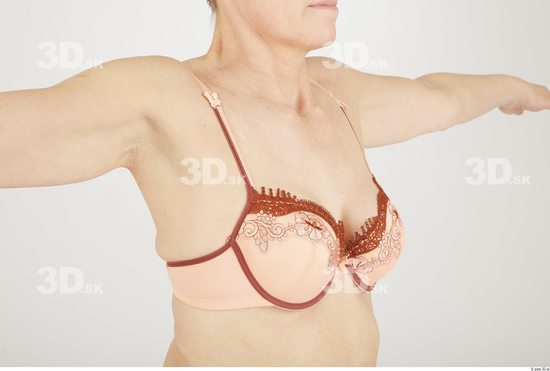 Chest Woman Underwear Bra Average Studio photo references