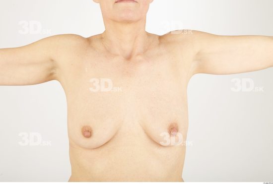 Chest Woman Nude Average Studio photo references