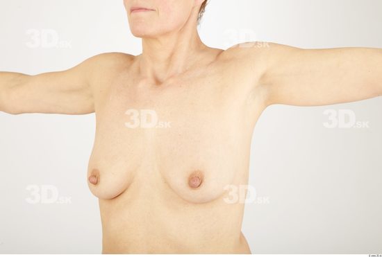 Chest Woman Nude Average Studio photo references