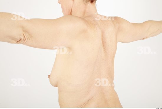 Back Woman Nude Average Studio photo references